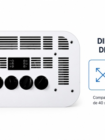 Clima auto de plafon 2.6 kW cu răcire puternică 21000 BTU pentru vehicule 12V și 24V - Dittom™