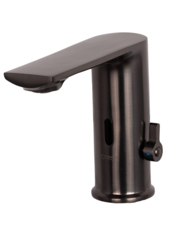 Robinet bazin smart cu finisaj gri premium, ideal pentru bai moderne