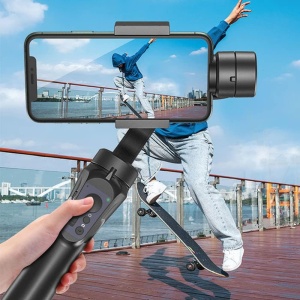 3-Axis Auto Gimbal Stabilizer, Face Tracking, Zoom Control, Time Lapse, 4000 mAh, Bluetooth Connectivity, Accessories Included - Img 2