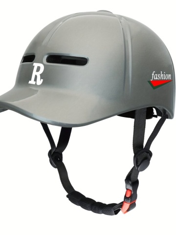 Adjustable Protective Helmet for Bicycle, Electric Scooter and Skateboard, Front Ventilation, Quick Release Buckle