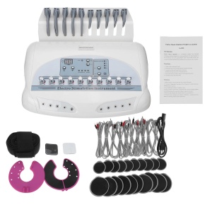 Aparat Cosmetic EMS, Aparat Electrostimulare, Centura EMS, Scădere în greutate, Îndepartarea grăsimii, Masaj, Tonifierea pielii, Îngrijirea/Tonifierea Sânilor, 24 Pads - Img 2
