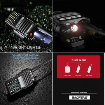 Baofeng UV-82 Dual Band 5 W radio station, 2800 mAh battery - Img 9