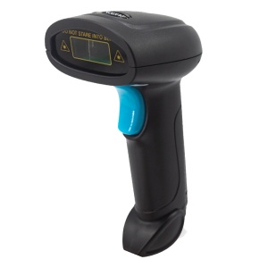 Barcode reader, portable 1D scanner, wireless, USB charging, 2.4G