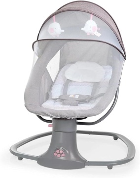 Electric baby swing, 3 in 1 baby swing Mastela, Adjustable backrest, protective net, melodies, activity bar, USB, Bluetooth, remote control