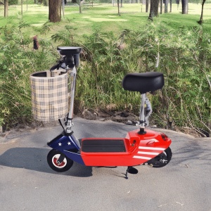 Electric scooter, foldable, 18 km/h 250w Dittom, Electric scooter for children, Brake and acceleration on the handlebar, Non-stick handles, Max load capacity 80 kg - Img 7