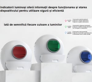 Litieră SMART cu sistem de curățare automată UV pentru pisici cu control din aplicație mobilă cu afisaj LED, senzor siguranță - Img 6