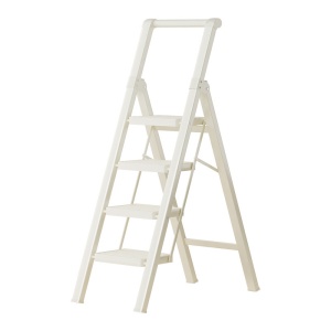 Metal ladder made of carbon steel, durable and stable, 4 steps - Breckner™
