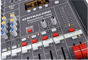 Mixer Audio Dynacord Profesional Amplificat, PowerMate 1600-3, 2X1000W, 16 Canale, Egalizator 11 benzi, Phantom power 48V - Img 6