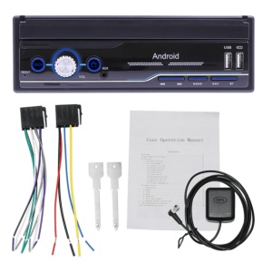 Navigatie 1DIN cu Android 9 - MP5 Player auto cu ecran rabatabil - MirrorLink, FM Radio FM, GPS, Ecran 7'', Bluetooth, ieșire 60W - Img 7