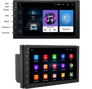 Navigație auto multimedia, 2 DIN, Android, GPS, Radio DVD Player Mp5, Video, 7 inch, WiFi - Img 2