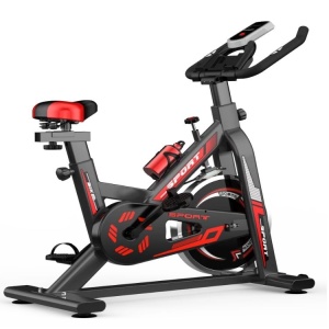 Bicicletă adulți fitness spinning - indoor, cu volantă 7kg, ghidon și șa reglabile, greutate maxima 150kg