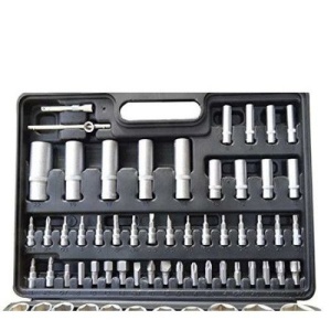 Professional tool kit, 108 pieces made of chrome vanadium, tubular, car service, motorcycle, vulcanization - Img 6