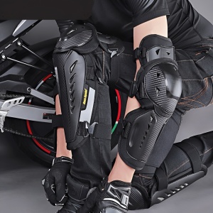 Protectii moto (SET de 4) - genunchiere si cotiere, 4 piese pentru ATV, cross și enduro, călărie cu ventilație pentru toate anotimpurile - Flytec™ - Img 3