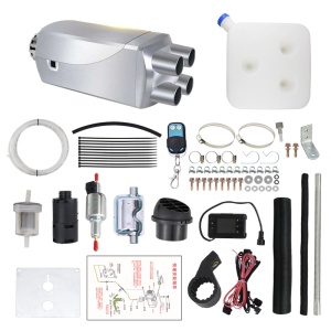 Sirocou / Diesel Heater / Aluminum Body, 24 V (two batteries), Premium, 2.5.8 kW, Ideal for Homes, Spaces, Kyocera spark plug