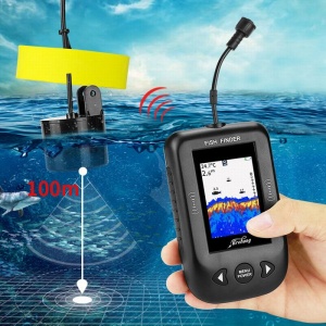 Sonar Erchang Fish Finder xf-02c pentru pescărie portabil cu ecran LCD, pentru localizarea peștilor, determinării adâncimii apei la mare, lac, râu sau baltă - Img 3