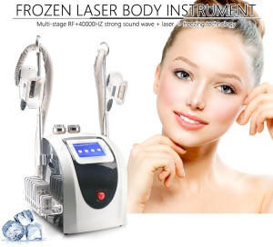 Професионална машина за двойна криолиполиза, липолазер, 40K кавитация, мулти-RF радиочестота, премахване на целулит, бързо отслабване, преоформяне на тялото - Img 3