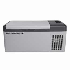 Frigider auto 15l, pentru dube, spații foarte mici cu răcire/congelare, 12/24V, 220V, panou solar, rezistent la vibrații, cu compresor cu freon -20°C