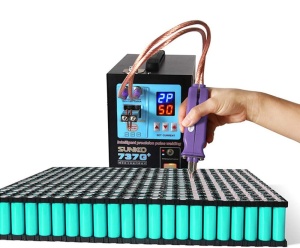 Battery welding machine with mobile gun, two-in-one spot welding SUNKKO 737G+