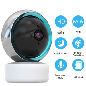Cameră Wifi, Baby monitor, Cameră de supraveghere aplicație Tuya SMART home, Detectare mișcare, Comunicare audio - Img 2