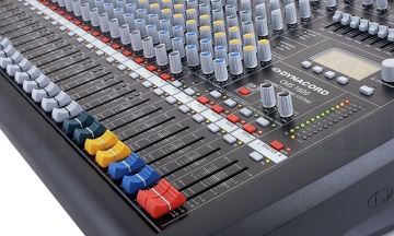 Mixer profesional amplificat cu efecte și procesare digitală