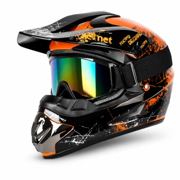 Full face Cross Helmet for Motorcycles, Dirt Bikes, MX/Enduro, ATVs, Size M, L, XL, Electric Scooters