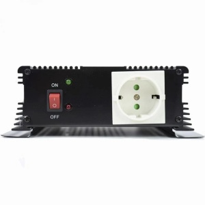 Invertor / convertor auto de tensiune 12v-230v 800w cu unda sinusoidală pură / panou solar / rulotă - Img 1