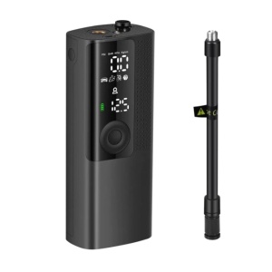 Mini car / motorcycle / portable electronic compressor with LCD screen for bicycles, motorcycles, ball with its own battery / Mi™ compressed air pump