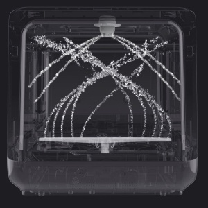 Mini mașină de spălat vase, rezervor apă 5 litri, 6 programe, funcție de uscare extra și antibacteriană, temperatura 45 C-72 C, alimentare la apă opțional - Img 5