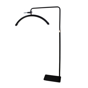 MoonLight Cosmetic Crescent Lamp for Manicure + Eyelashes - 70 cm, 50 W LED, adjustable warm + cold light, 360° rotation, nails, studio, make up, tattoos - Img 3