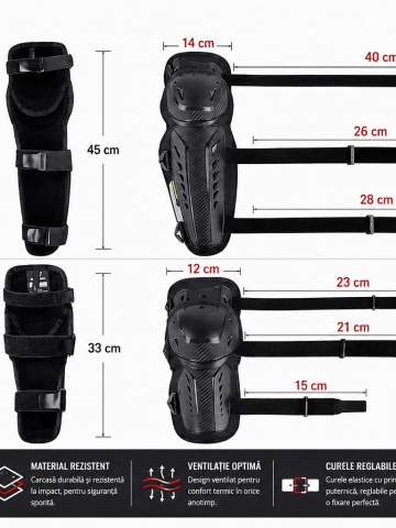 Motorcycle Knee Pads and Armrests Set – Premium Protection - Img 4