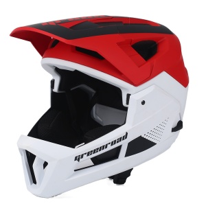 MTB Full Face Helmet, Mountain Bike, Red, Style, Protection and Performance