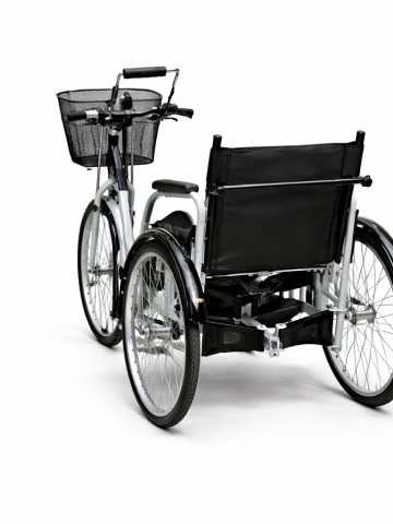 Outdoor wheelchair tricycle, integrated wheelchair - Img 4