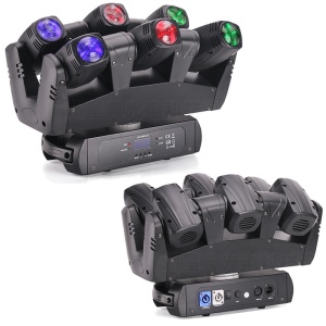 Party Lighting Effects Set: RGBW MAX PartyBar LED Rotating Bar with Laser Light - Img 2