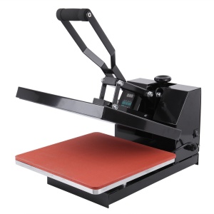 Presa termica sublimare, 38x38cm, control digital temperatura, timer automat, placa aluminiu, multicolor - Img 1