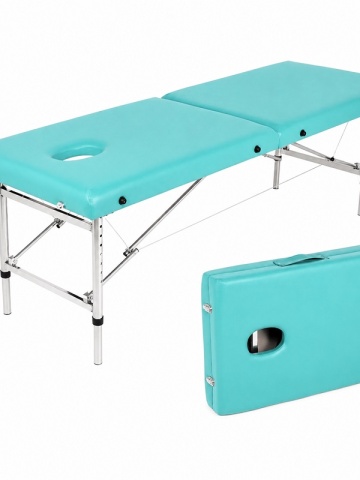 Professional Eyelash and Cosmetic Table, Portable Folding Massage Bed, Adjustable Height, Support 160 kg | Dr.Denis™ - Img 5