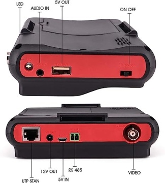 Tester CCTV cu acumulator și accesorii incluse