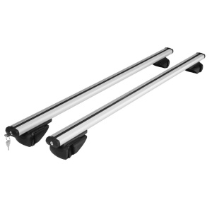 Set bare portbagaj auto de plafon, 100-120cm bare traversale din dur-aluminiu cu montaj pe bare longitudinale ca la Logan, Duster etc. - Img 1