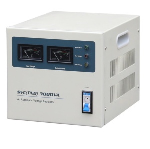 Stabilizator automat de tensiune 150 - 250V la 220 V, regulator 2KW - reglează tensiunea variabilă - Img 1