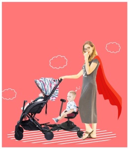 Stroller adapter for transporting the second child, stroller trailer with removable seat, Buggy - Img 6