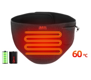 Wireless electric body heater, infrared, 3 heating levels, battery included