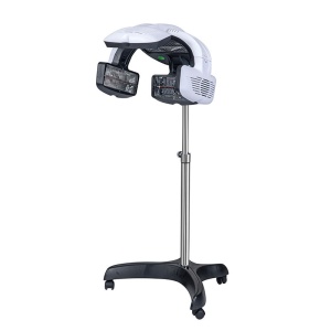 Инфразона за фризьорство, със стойка, сешоар за ускоряване на процедурите за грижа и поддържане на цвета на косата