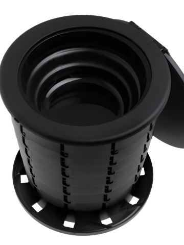 3 in 1 Foldable Tourist Toilet, Supports up to 150 Kg, 10 Bags Included – Ideal for Camping, Caravanning, Fishing, Long Roads