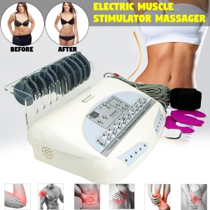 Aparat Cosmetic EMS, Aparat Electrostimulare, Centura EMS, Scădere în greutate, Îndepartarea grăsimii, Masaj, Tonifierea pielii, Îngrijirea/Tonifierea Sânilor, 24 Pads - Img 4
