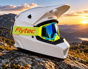 Cască Full Face Motocross pentru ATV, Enduro și Off-Road, cu Ochelari și Accesorii Raptor X1 Flytec - Img 3