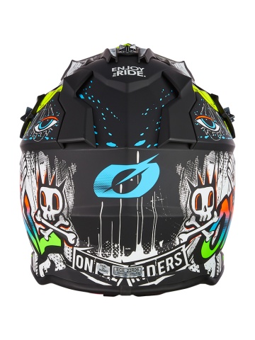 Cască O'Neal 2SRS RANCID Black/White – Protecție Profesională pentru Motocross, Enduro și Off-Road - Img 4