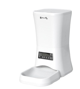 Dispenser / Dozator automat de hrană pentru câini și pisici, timp și masă programabile, înregistrare mesaj personalizat, programare 1-39 de porții, capacitate 7 litri - Img 2