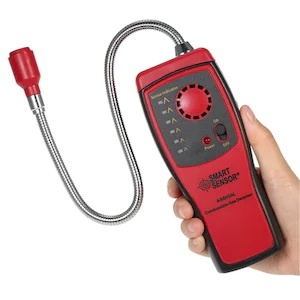 Dispozitiv profesional pentru detectare scurgere gaze , analizor gaze de combustie , detector de gaz portabil cu senzor flexibil - Img 2
