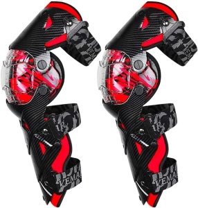 Motorcycle Knee Pads Set, Off-Road, Enduro, Atv, Moto, Adjustable - Flytec