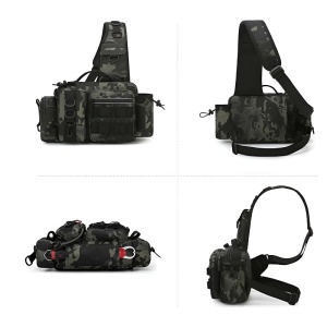 Multifunctional Fishing Backpack, Waterproof Bag for Fishing Gear, Hiking, Hunting, Shoulder, Camping Equipment, Camouflage - Img 3