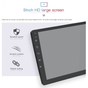 Navigație Multimedia Auto 2Din Android 8.1, GPS, Bluetooth, MirrorLink DSP, OBD2, 1GB RAM Si 16GB ROM, 9 Inch - Img 3